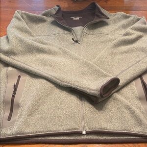 Arc'teryx Heathered Gray Full-Zip Jacket
